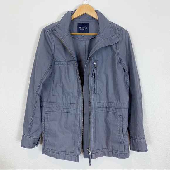 Madewell Cargo Jacket size Large - Picture 3 of 16